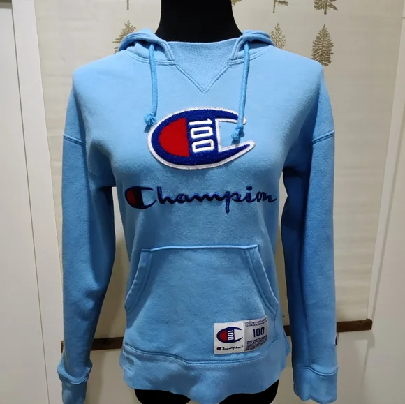 Champion Women's Century Hoodie Hooded Sweatshirt XS - Picture 2 of 12